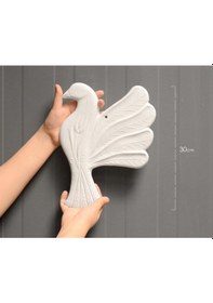 Resim Kuş Seramik Bisküvi Boyanabilir Obje (Ham Ürün) 