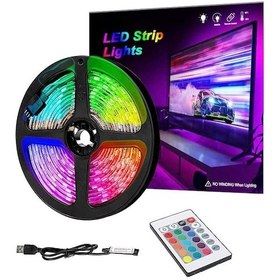Resim Electroon Bluetooth Kumandalı Tv Arkası Rgb Usb Şerit Led 5metre 5 METRE 