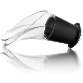 Resim Vacu Vin Şarap Dökücü Kristal Siyah 2 Parça Çok Renkli 