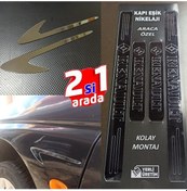 Resim Renault 21 Kapı Eşiği Set + Çamurluk Vent Krom Görsel 