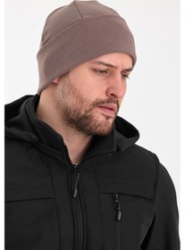 Resim Erkek Termal %100 Pamuklu Soft Bere Hünkar Style Serisi 2 Farklı Görünüm Bir Arada - Standart / Kahverengi Kahverengi 