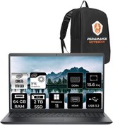 Resim Dell Vostro 3520 i5 1135G7 64GB RAM 2TB SSD 15.6'' FHD W11HOME N2063PVNB3520U & PER4 ÇANTA 