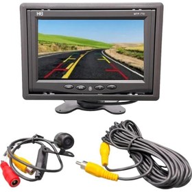 Resim Heı 7'' LCD Renkli Araç Monitörü ve Geri Görüş Kamerası Paket Sistemi 