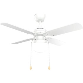 Resim Fancium DKF-401 Beyaz Aydınlatmalı Tavan Vantilatörü 