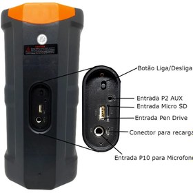 Resim pusula KTS-1711 Bluetooth Kablosuz Ses Bombası Hoparlör 