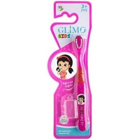 Resim Glimo Kids Ekstra Yumuşak Diş Fırçası 3+ Yaş (Pembe) 