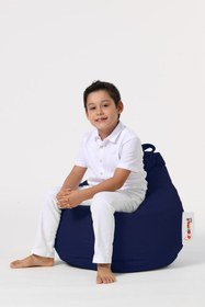 Resim earmut Premium Çocuk Armut Koltuk Lacivert 