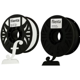 Resim Filenta Siyah-Beyaz Pla Premium Filament 1.75mm 2Kg 