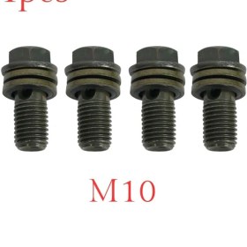 Resim Hightower 4 Adet M10 Yağ Boru Bağlantısı Fren Sistemi Parçaları Motosiklet Atv Scooter 