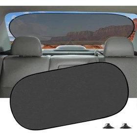 Resim CetKing Arka Cam Güneşlik Perde – 100X50 cm | Uv Korumalı, Katlanabilir Oto Güneş Engelleyici Gölgelik | Araba Için Güneşlik Perde 
