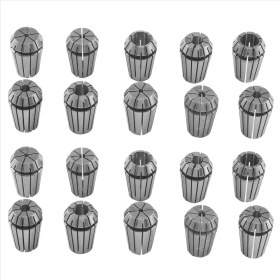 Resim Echo Chicly 20PCS ER20 Hassas Yay Kolet Seti Cnc Freze Torna Aracı ER20 Yay Kolet Chuck (Yurt Dışından) 