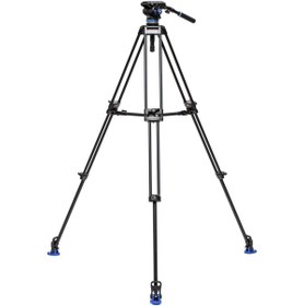 Resim Benro A-573TBS6Pro Hidrolik Profesyonel Video Tripod Kit 