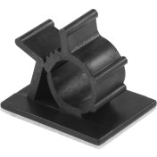 Resim Skyeyyt 20PCS Siyah Ayarlanabilir Plastik Kablo Kelepçeleri Kendi Yapışkanlı Araç Kablo Klipsleri Tel Organizatör (Yurt Dışından) 