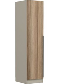 Resim Minar Kale 1 Kapaklı Dolap Plus 210cm - Kumtaşı/dore - Askılıklı Çok Renkli 