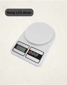 Resim 10 Kg Kapasiteli Lcd Ekranlı Dijital Mutfak Tartıs Diğer 