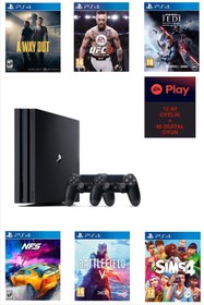 Resim Sony Playstation 4 Pro 1 Tb (Teşhir Ürünü) + 2. Ps4 Kol + 1 Yıllık Ea Play Üyeliği + 44 Dijital Oyun 