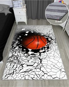 Resim Basket Çocuk Halısı Çok Renkli 