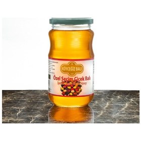 Resim Köyceğiz Balı Özel Seçim Çiçek Balı Cam Kavanoz 450 G 