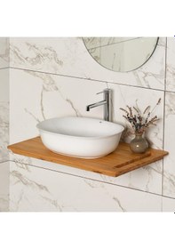 Resim Lena Eh -4600 Tezgah Üstü Lavabo Beyaz 