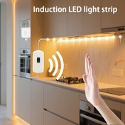 Resim USB Portlu LED Hareket Sensörlü Işık Şeridi, Sıcak/Beyaz Işık, 99.97cm/299.92cm/5.0metre/10.0metre Uzunluk, Ev Dekorasyonu, Koridor, Düğün Dekorasyonu, İç Mekan Kullanımı, Merdiven Aydınlatması | Modern Aydınlatma Tasarımı, Merdiven LED Işıkları 