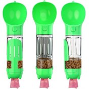 Resim Tenfowee Köpek Seyahat İçme Suyu + Yemek + Kutu + Kedi Kovuğu + Çöp Torbası Depolama Entegresi - Yeşil 