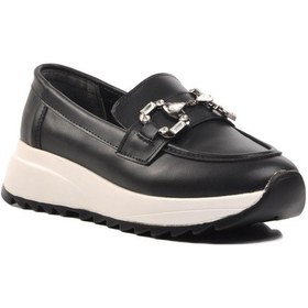 Resim Ayakmod 514519 Siyah Cilt Kadın Günlük Ayakkabı 001 