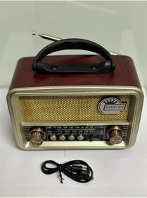 Resim ataşbey Nostaljik Bluetoothlu Rt-860 Usb / Sd / Radyo Müzik Kutusu 