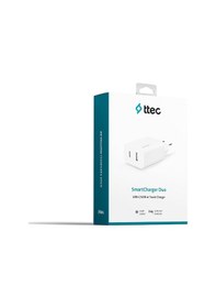 Resim Ttec Smartcharger Duo Usb-C/Usb-A Travel Charger 