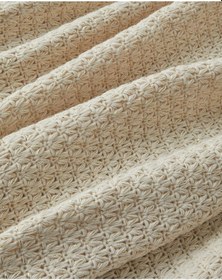 Resim English Home Simple White Koltuk Şalı 130x170 Cm Ekru Ekru 