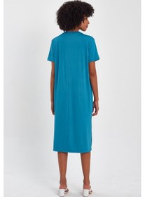 Resim Alexander Gardi Alexandergardi Yırtmaçlı Basic Elbise (B22-418A) 