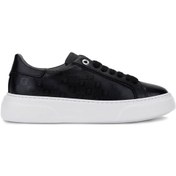 Resim Tamer Tanca Kadın Hakiki Deri Siyah Sneakers & Spor Ayakkabı 04 502 Bn Ayk Y25 Sıyah Siyah 