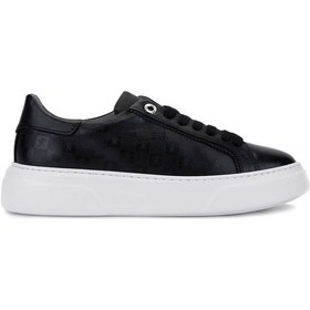 Resim Tamer Tanca Kadın Hakiki Deri Siyah Sneakers & Spor Ayakkabı 04 502 Bn Ayk Y25 Sıyah Siyah 