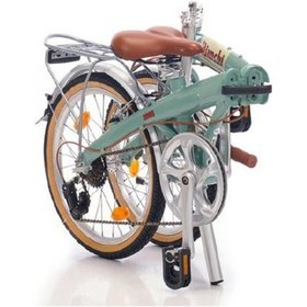 Resim Bianchi Vintage Katlanır Bisiklet Celeste 7v Celeste - Krem 