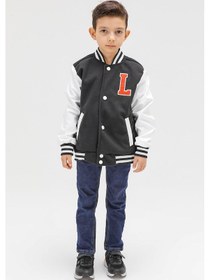 Resim Benitto Kids Erkek Çocuk Mevsimlik Kaşe Kolej Mont 51299-lacivert Lacivert 