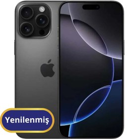 Resim Apple iPhone 16 Pro Max Yenilenmiş TR Garanti | 512 GB Siyah 