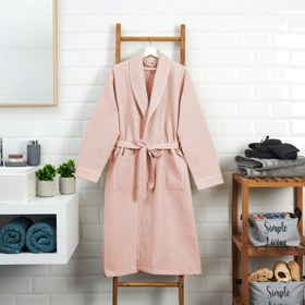 Resim DC Home Soho Kadın Pike Bornoz - Pudra - L/XL 