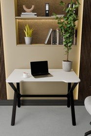 Resim Wood House ZEUS OYUNCU MASASI BEYAZ 