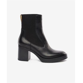 Resim Kadın Siyah Hakiki Deri Topuklu Bot 5k2db35291 7961 Sıyah 