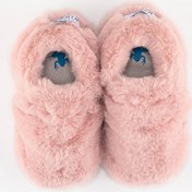 Resim Furry Furry Pembe Kürk Barefoot Patik Pembe 