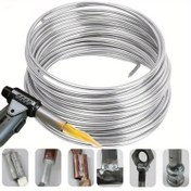 Resim 5m Düşük Sıcaklıkta Alüminyum Kaynak Tel, Akışlı Çekirdekli, Erime Kolay - Tamir Aracı, 1.6mm/2mm Çap 