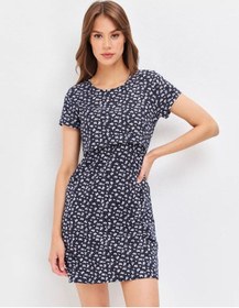 Resim I Am Mama Emzirme İçin Klipsli Emzirme İçin Sır Kapaklı Emzirme Elbiseği 174369746 Mavi 