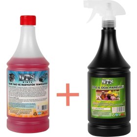 Resim Dtx Kimya Ağır Yağ ve Radyatör Temizleme Sıvısı 1 lt & Oto ve Oda Kokusu 500 ml 