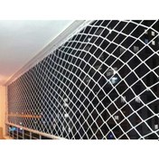 Resim Morilu Balkon Filesi - Güvenlik Filesi - 10 Cm Gözenek - 6 Mm İp - Merdiven Filesi - İnşaat Filesi - Balkon Ağı 