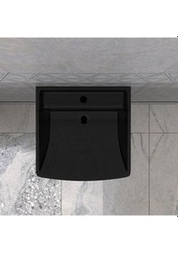 Resim Lucco Loop 50 CM Asma Monoblok Lavabo Siyah 