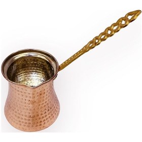 Resim 3 Kişilik Bakır Cezve 