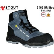 Resim Stout İş Ayakkabısı Kompozit Burunlu Epl 5463 S3 Gri - 45 