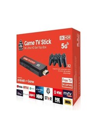 Resim Oyunlu i Game Box Android Tv Stick 8k Hdr 2 Kollu Retro Oyun Konsolu 