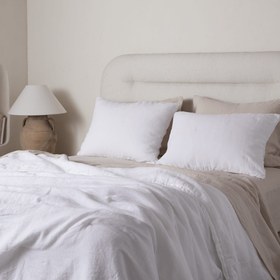 Resim Allure Müslin Pamuk Nevresim Takımı Beyaz - Super King Size 260x240 cm 