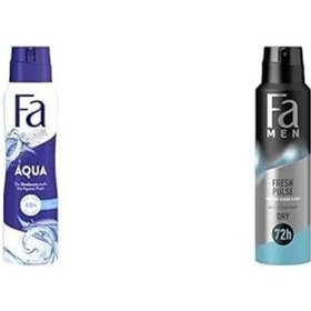 Resim Fa Seti Aqua Fresh Deniz Ferahlığı Deosprey 150 Ml X1 + Men Fresh Pulse Bergamot Canlılığı Deosprey 150 Ml X1 