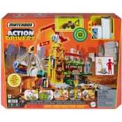 Resim Kids HPD63 Matchbox Aksiyon Sürücüleri Muhteşem İnşaat Alanı Oyun Seti 